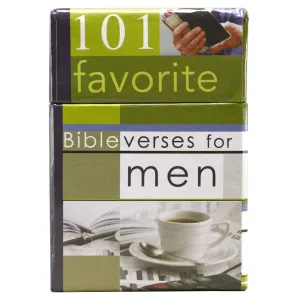 101 Favorite Bible Verses for Men, Inspirational Cards to Keep or Share (Boxes of Blessings) Hardcover  Box set, February 1, 2010