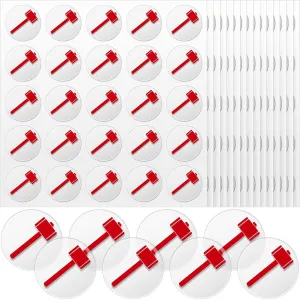 200 Decals Sledgehammer Helmet Award Stickers 1'' Vinyl Baseball Hockey Softball Lacrosse Football Helmet Stickers Self Adhesive Football Helmet Decals