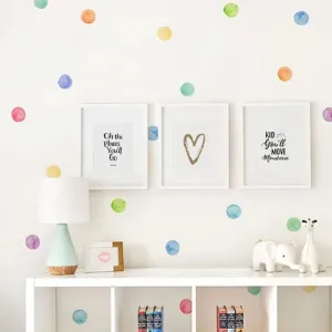 29 Pcs/Set PVC Baby Wall Decals Colored Polka Dots Creative Stickers for Children Vinyl Nursery Room Decoration