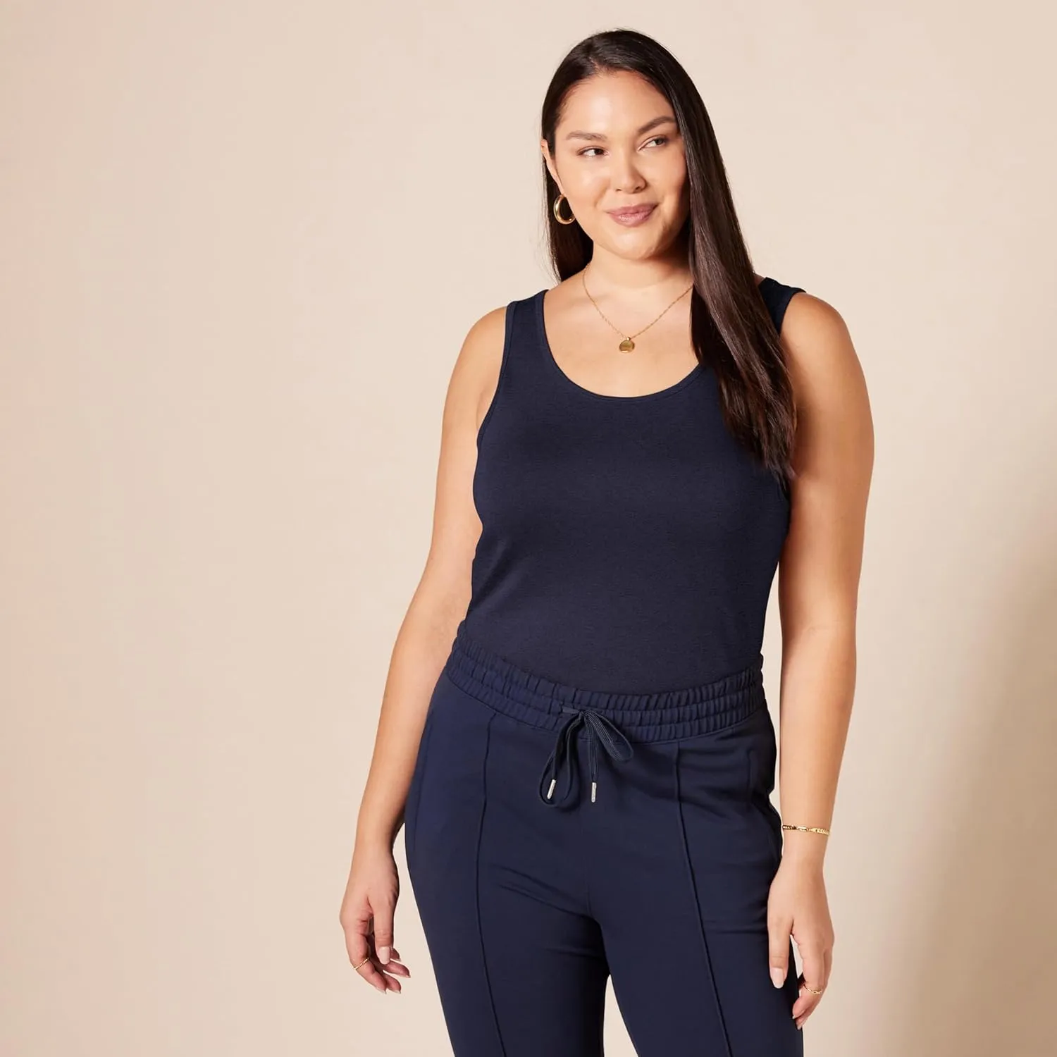 Amazon Essentials Women's Slim-Fit Tank Top, Pack of 2