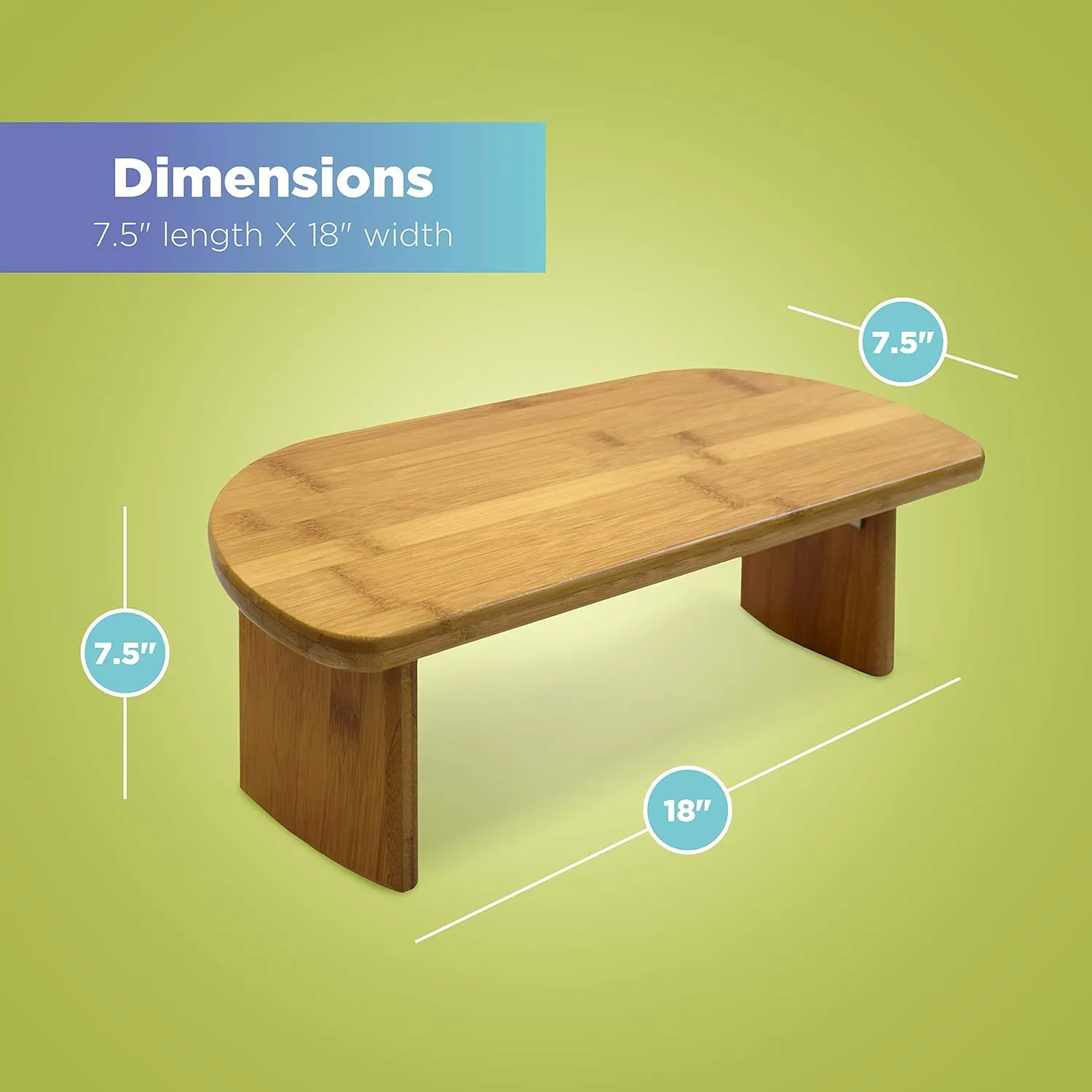 Bean Products Bamboo Meditation Kneeling Bench - Best Design - Folding Legs - Portable - Ergonomic