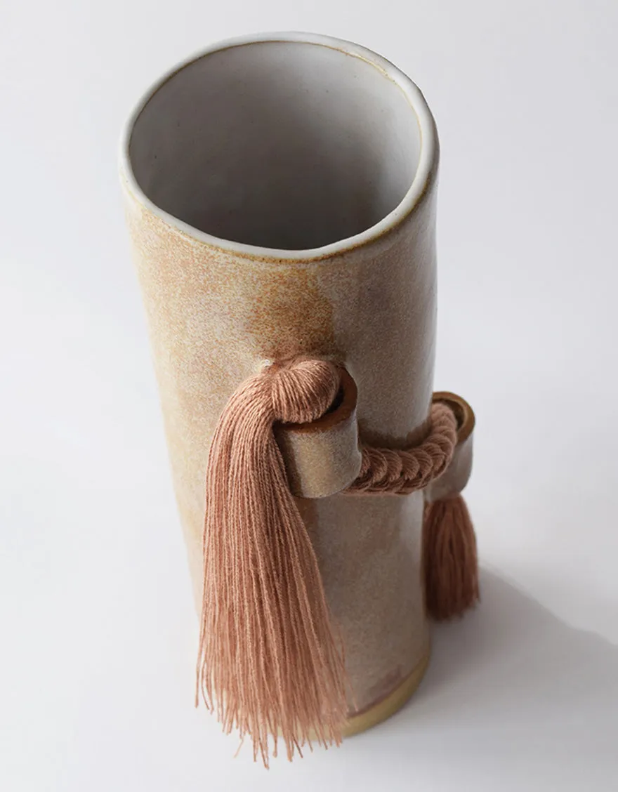 Ceramic Vase 695 by Karen Gayle Tinney - Amber