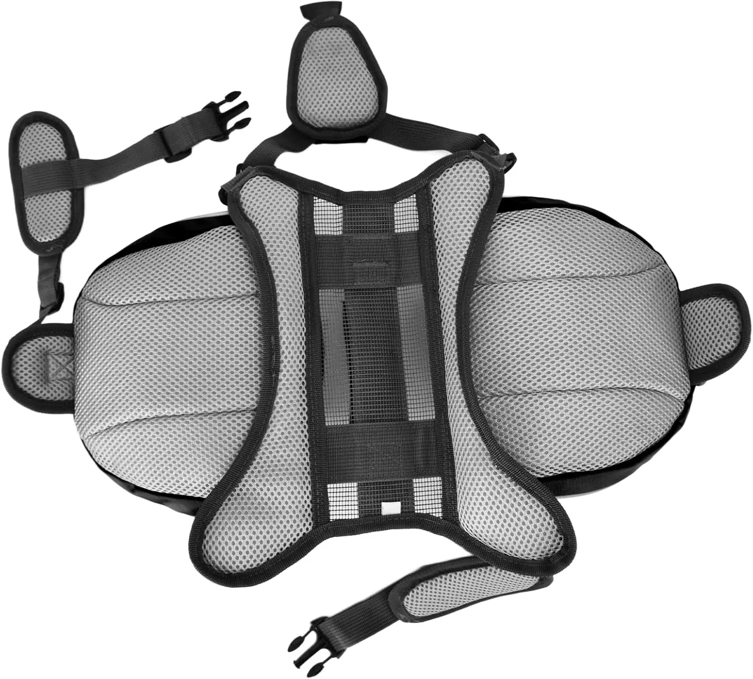 Dog Hiking Backpack, Dog Backpack Harness Dog Saddle Bag Hiking Dog Backpack with Side Pockets for Small Medium Large Dogs(L-Black)