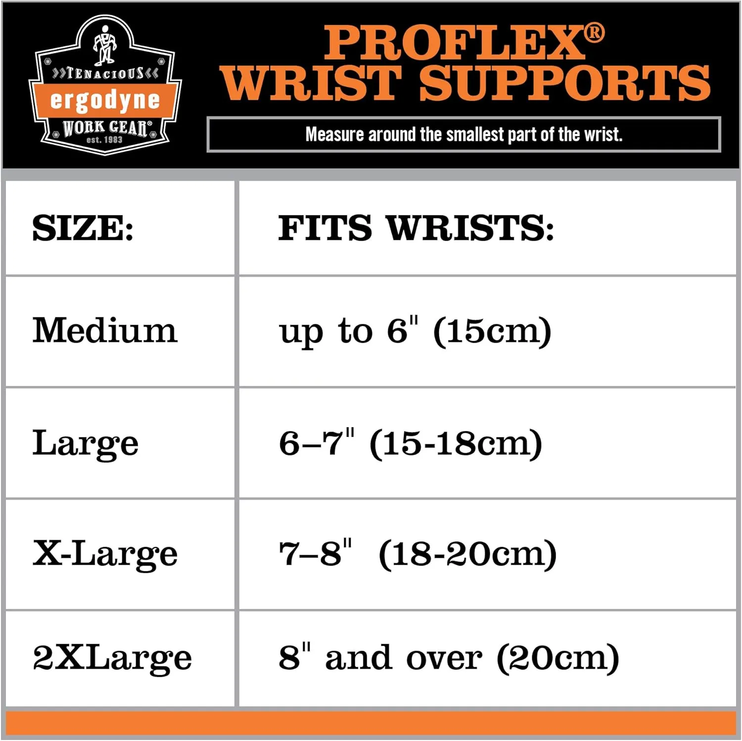 Ergodyne - 70246 ProFlex 4020 Left Wrist Support, Black, Large/X-Large