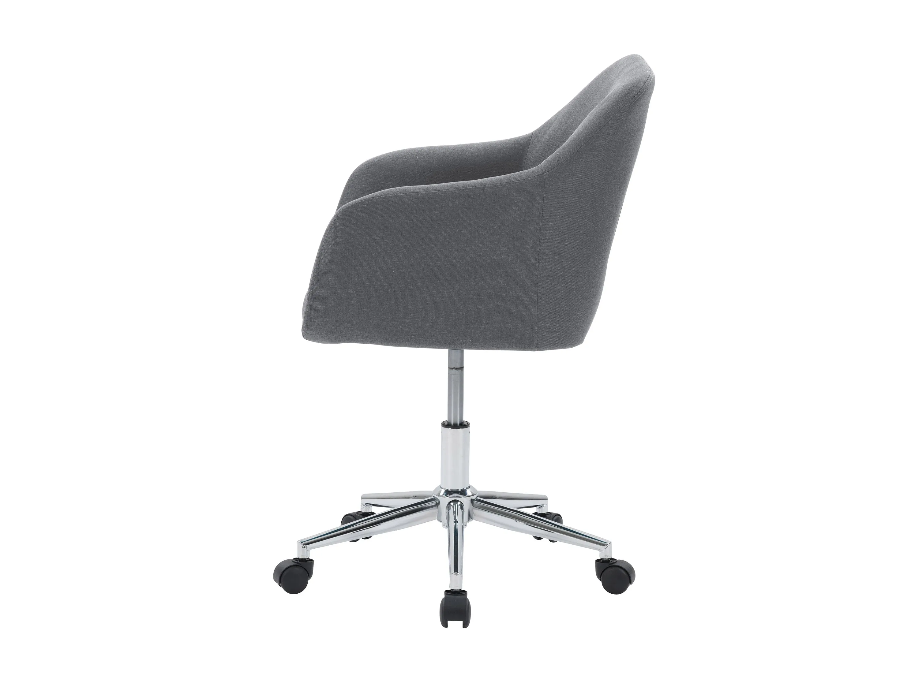 Grey Office Chair with Arms