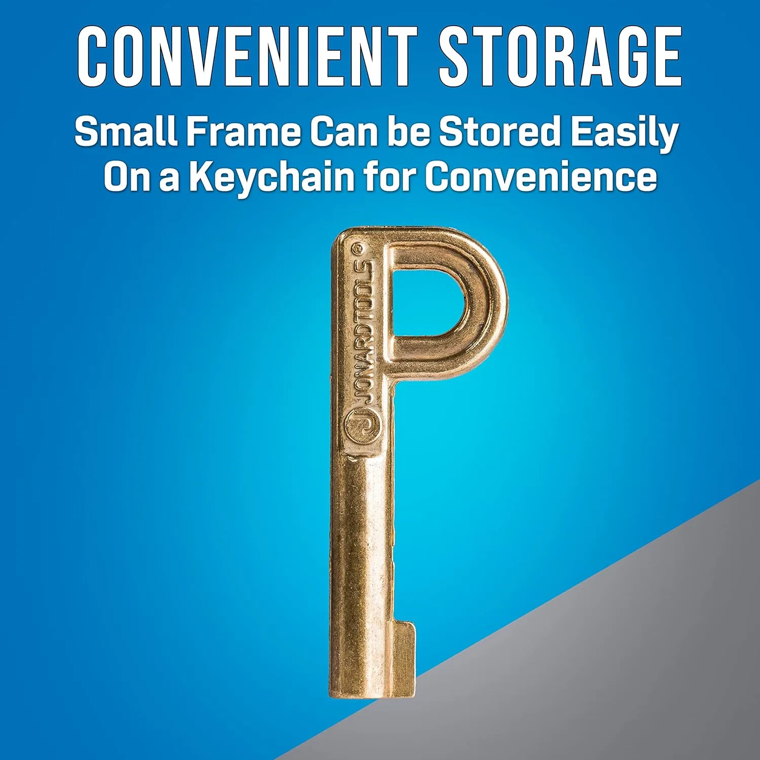 Jonard Tools, TTK-225, P Key, for Self Lock Pedestal Lock, Brass, Gold, 1 Count (Pack of 1)