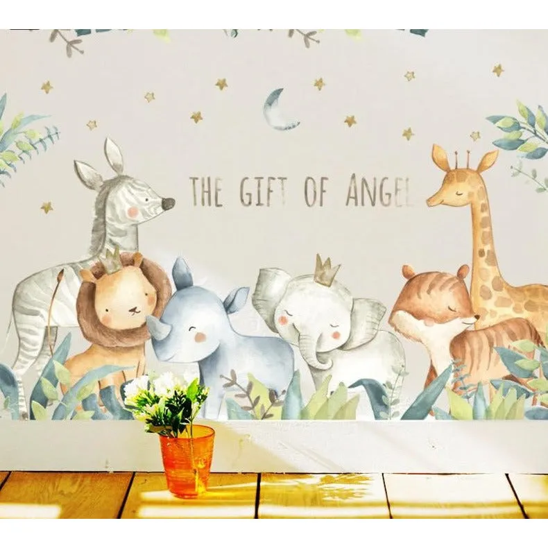 Jungle Cartoon Wall Stickers