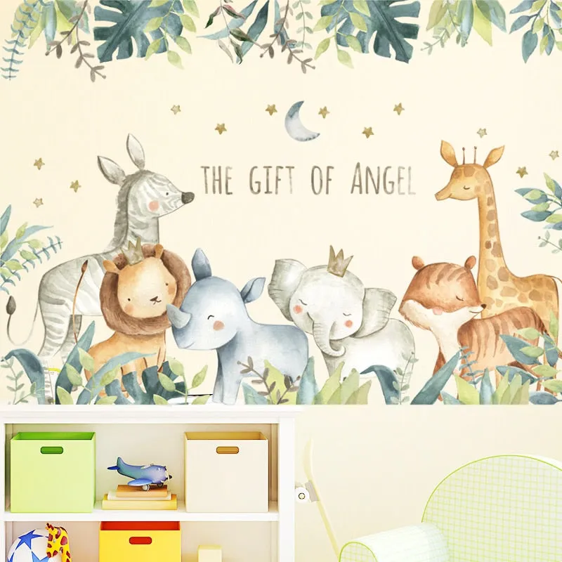 Jungle Cartoon Wall Stickers