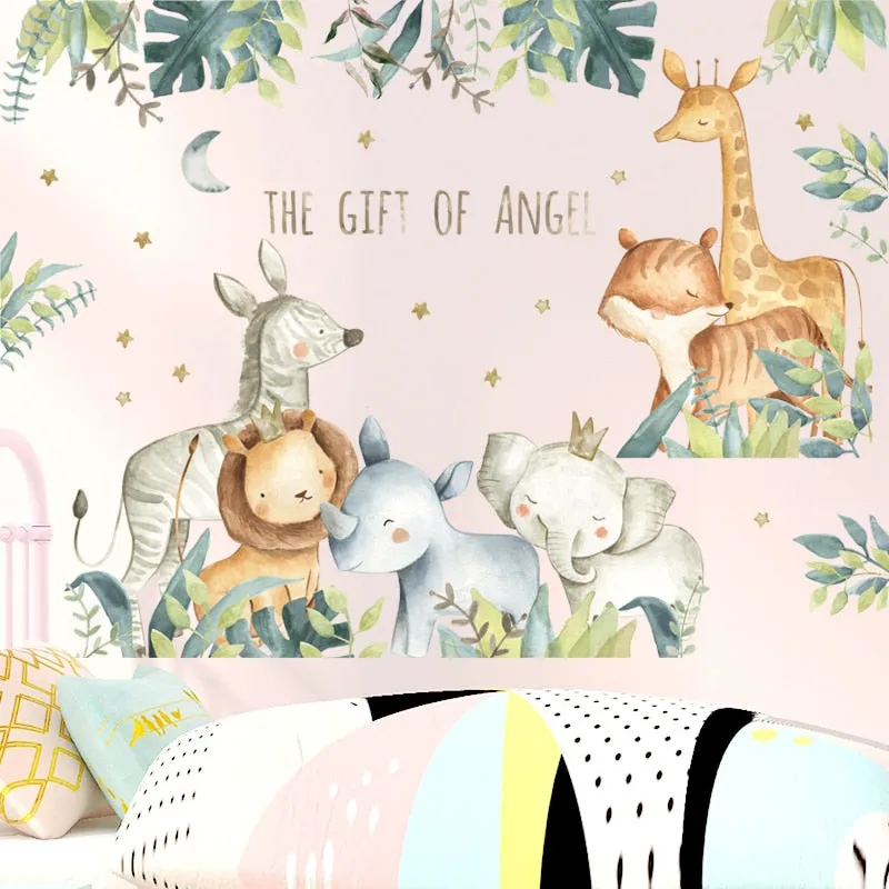 Jungle Cartoon Wall Stickers