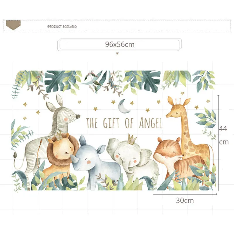 Jungle Cartoon Wall Stickers