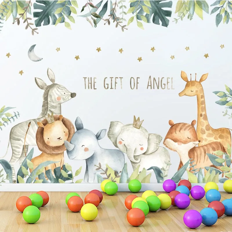 Jungle Cartoon Wall Stickers