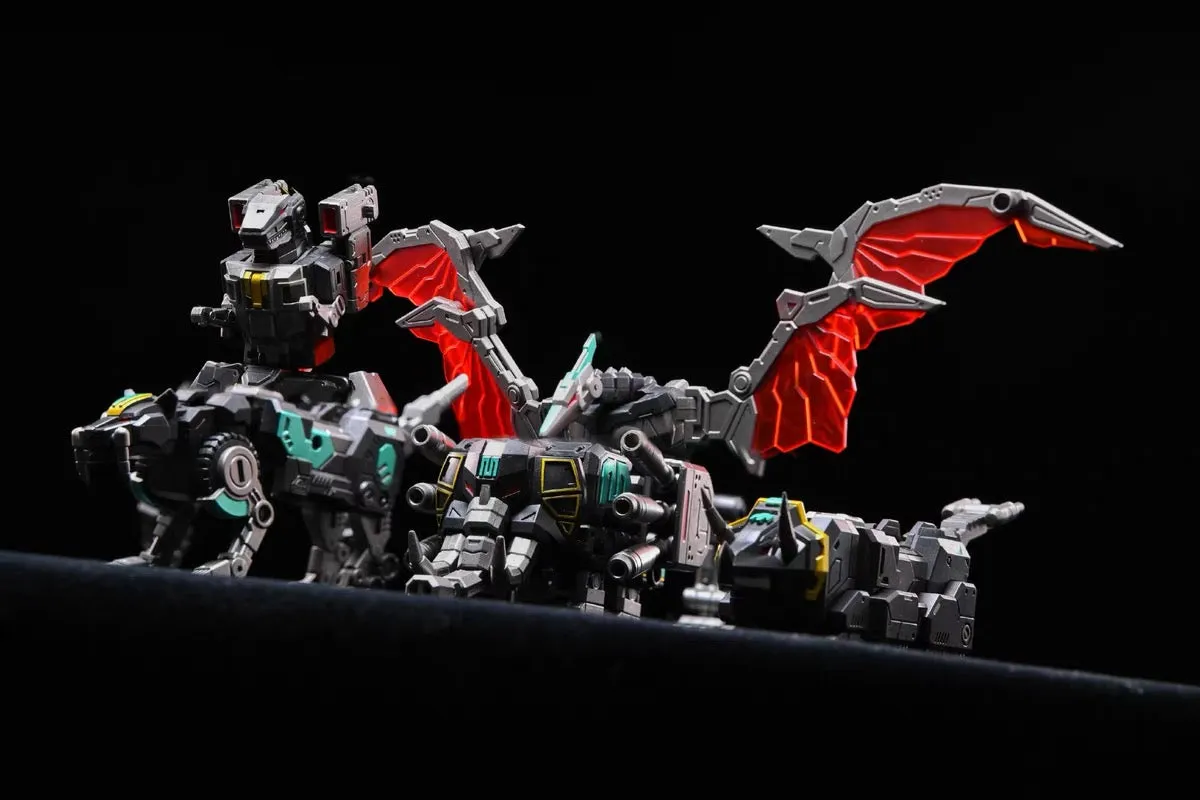Lucky Cat Microcosmos MC-03B MC03B Beast Lord (Mighty Morphin Power Rangers Megazord 5 in 1 Set) Micro Cosmos Dark Version 16cm / 6.3"