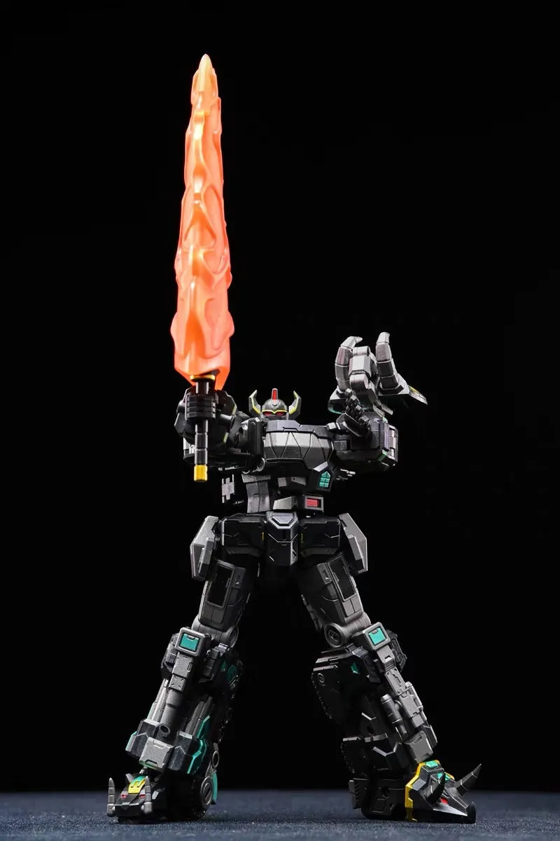 Lucky Cat Microcosmos MC-03B MC03B Beast Lord (Mighty Morphin Power Rangers Megazord 5 in 1 Set) Micro Cosmos Dark Version 16cm / 6.3"