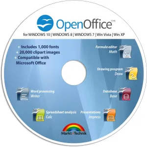 Office Suite 2025 Special Edition for Windows 11-10-8-7-Vista-XP | PC Software and 1.000 New Fonts | Alternative to Microsoft Office | Compatible with Word, Excel and PowerPoint