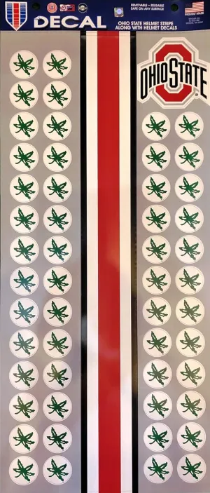 Ohio State Helmet Decal Set