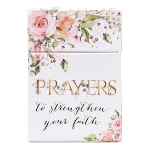 Prayers to Strengthen Your Faith, Inspirational Scripture Cards to Keep or Share (Boxes of Blessings) Hardcover  Box set, April 18, 2019