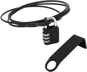 Together-life Cooler Cable Lock Bracket for YETI Tundra, 6 ft Cable Lock with Combination Padlock for Secure Coolers to Boat, Truck Bed, Deck, Trailer