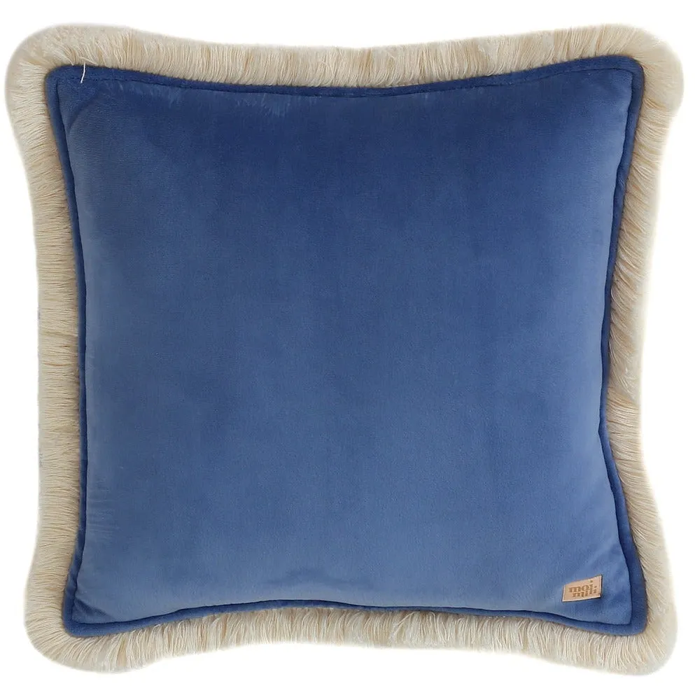 Velvet Pillow with fringe