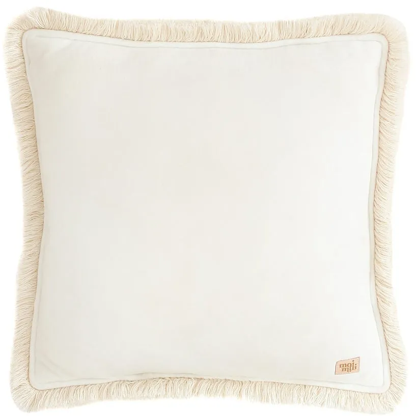 Velvet Pillow with fringe