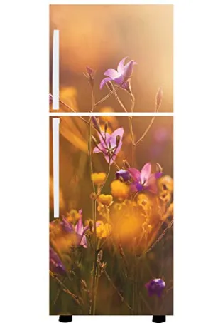 VVWV® Fridge Stickers for Refrigerator Self Adhesive Single Double Door Living Bedroom Kitchen Decorative Multicolor Vinyl Printed Wrap Decals L X H 61 X 152 Cms (Pack of 1)